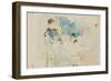 At the Beach in Nice, 1882 (Watercolour)-Berthe Morisot-Framed Giclee Print