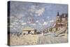 At the Beach of Trouville, 1870-Claude Monet-Stretched Canvas