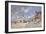 At the Beach of Trouville, 1870-Claude Monet-Framed Giclee Print