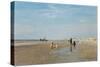 At the Beach; Sur La Plage-Ivan Pavlovich Pokhitonov-Stretched Canvas