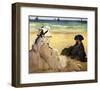 At the Beach-Edouard Manet-Framed Giclee Print