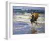 At The Beach-Edward Henry Potthast-Framed Art Print