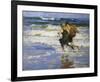 At The Beach-Edward Henry Potthast-Framed Art Print