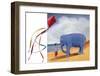 At the Beach-Nancy Tillman-Framed Premium Giclee Print