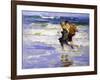 At the Beach-Edward Henry Potthast-Framed Giclee Print