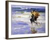 At the Beach-Edward Henry Potthast-Framed Giclee Print