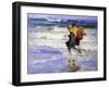 At the Beach-Edward Henry Potthast-Framed Premium Giclee Print