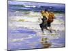 At the Beach-Edward Henry Potthast-Mounted Premium Giclee Print