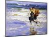 At the Beach-Edward Henry Potthast-Mounted Giclee Print