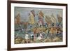 At the Beach-Maurice Brazil Prendergast-Framed Giclee Print