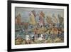 At the Beach-Maurice Brazil Prendergast-Framed Giclee Print