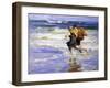 At the Beach-Edward Henry Potthast-Framed Giclee Print