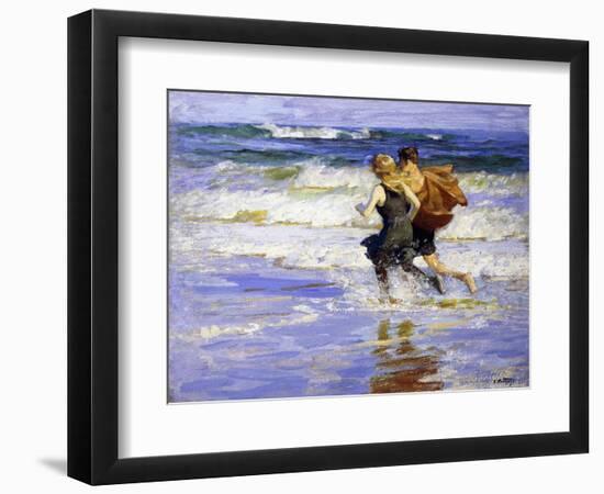 At the Beach-Edward Henry Potthast-Framed Giclee Print