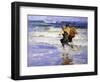 At the Beach-Edward Henry Potthast-Framed Giclee Print