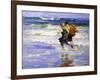 At the Beach-Edward Henry Potthast-Framed Giclee Print