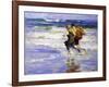 At the Beach-Edward Henry Potthast-Framed Giclee Print