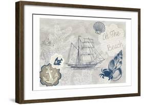 At the Beach-Kimberly Allen-Framed Art Print