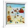 At The Beach-Christian Kaempf-Framed Giclee Print