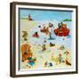 At The Beach-Christian Kaempf-Framed Giclee Print