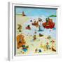 At The Beach-Christian Kaempf-Framed Giclee Print