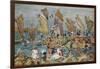 At the Beach-Maurice Brazil Prendergast-Framed Giclee Print