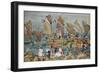 At the Beach-Maurice Brazil Prendergast-Framed Giclee Print