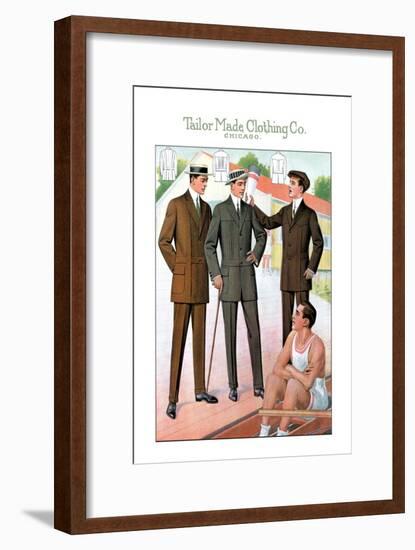 At the Boathouse-null-Framed Art Print