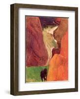 At the Bottom of the Gulf, 1888-Paul Gauguin-Framed Giclee Print