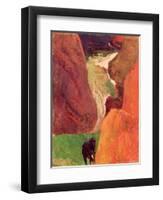 At the Bottom of the Gulf, 1888-Paul Gauguin-Framed Giclee Print