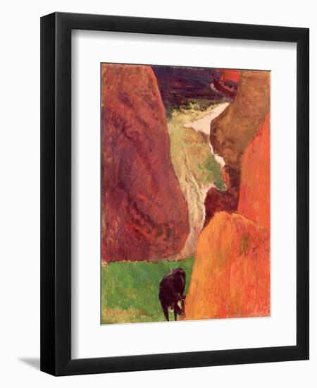 At the Bottom of the Gulf, 1888-Paul Gauguin-Framed Giclee Print