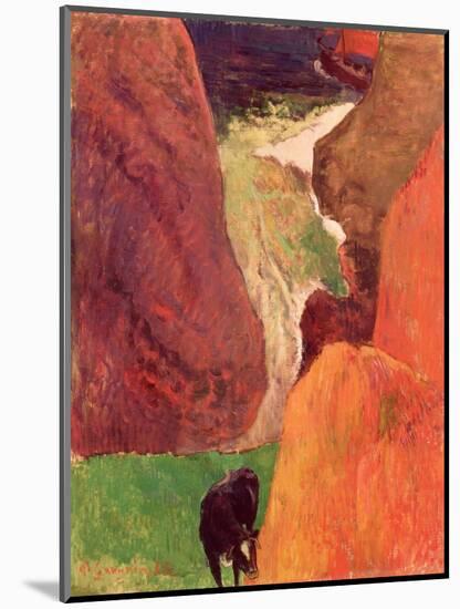 At the Bottom of the Gulf, 1888-Paul Gauguin-Mounted Giclee Print