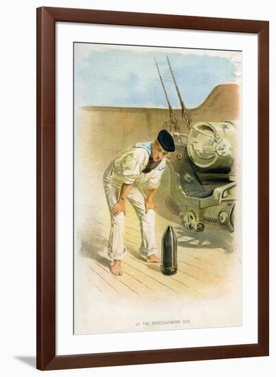 At the Breechloading Gun, C1890-C1893-null-Framed Giclee Print