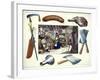At the Butchers-null-Framed Giclee Print