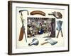 At the Butchers-null-Framed Giclee Print