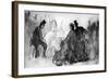 At the Cabaret, 19th Century-Constantin Guys-Framed Giclee Print