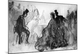 At the Cabaret, 19th Century-Constantin Guys-Mounted Giclee Print