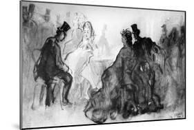 At the Cabaret, 19th Century-Constantin Guys-Mounted Giclee Print