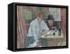 At the Caf‚ La Mie-Henri de Toulouse-Lautrec-Framed Stretched Canvas