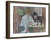 At the Caf‚ La Mie-Henri de Toulouse-Lautrec-Framed Giclee Print