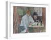 At the Caf‚ La Mie-Henri de Toulouse-Lautrec-Framed Giclee Print