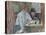 At the Caf‚ La Mie-Henri de Toulouse-Lautrec-Stretched Canvas