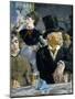 At the Caf‚-Edouard Manet-Mounted Premium Giclee Print