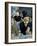 At the Caf‚-Edouard Manet-Framed Giclee Print