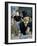 At the Caf‚-Edouard Manet-Framed Giclee Print