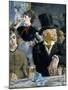 At the Caf‚-Edouard Manet-Mounted Giclee Print