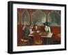 At the Cafe; Au Cafe, 1909-Jean Beraud-Framed Giclee Print