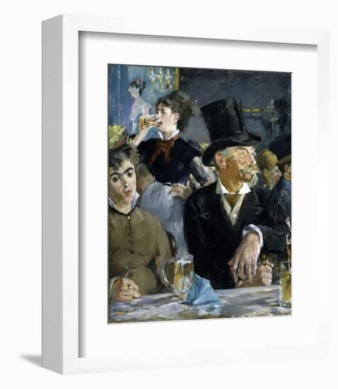 At the Cafe, c. 1879-Edouard Manet-Framed Art Print