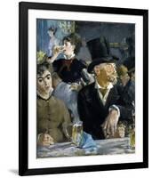 At the Cafe, c. 1879-Edouard Manet-Framed Art Print