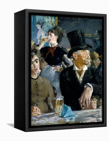 At the Cafe, C.1879-Edouard Manet-Framed Stretched Canvas