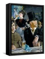 At the Cafe, C.1879-Edouard Manet-Framed Stretched Canvas